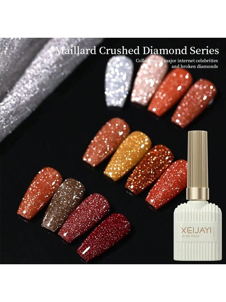 XEIJAYI 15ml メイヤード ホログラフィック グリッター ネイル