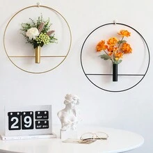 Ins風格壁掛裝飾品小掛件牆臥室房間牆面花創意牆面裝飾室內牆面裝飾品 - 黑色 - 查看 4