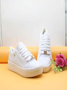 TENIS BLANCO SUELA ANTIDERRAPANTE - Blanco - Ver 2