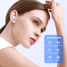 1Hora Audífonos in-ear inalámbricos A8s TWS - Blanco - Ver 6