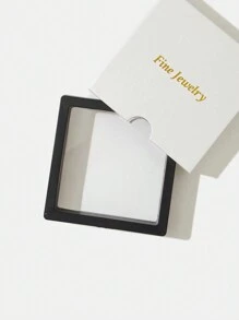 閃亮的鑽石飾圓形垂墜吊墜在純銀上,可拼裝diy手鏈,絕佳禮物送給女士生日,紀念日和派對等場合 - 銀色 - 查看 6