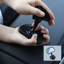 1入組abs通用吸盤安裝汽車嬰兒後座鏡 - 黑色 - 查看 4