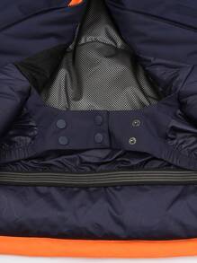 TECTOP Chaqueta de esquí para mujer, ropa impermeable para exteriores con múltiples bolsillos y diseño con cremallera, adecuada para deportes de nieve de invierno - Azul - Ver 10