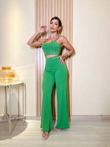 Women Two-Piece Outfits - màu xanh lá - Xem 3