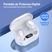 1Hora Audífonos in-ear inalámbricos A8s TWS - Blanco - Ver 3