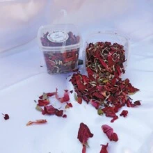 Wedding Natural Rainbow Colored Confetti Rose Dry Petals - 1 Box - Multicolor - View 2