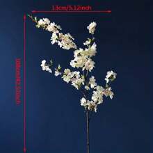 1pc Stunning Silk Cherry Blossom Artificial Flower - Perfect Photographic Prop For Wedding, Party And Home Decoration - Light Pink - View 2