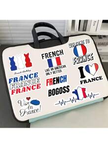 50入組法國貼紙,適用於diy手提箱,筆記本,ipad,手機殼裝飾 - 彩色 - 查看 7