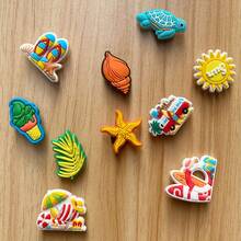 10件/套海灘派對個人化時尚歐美日韓跨境鞋花裝飾 - 彩色 - 查看 2