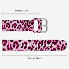 矽膠時尚替換智慧手錶表帶,適用於20/22mm三星galaxy 4/5/6/4 Pro/5 Pro/6 Pro,galaxy Watch 4-6,43mm和47mm,以及amazfit / Garmin / Xiaomi - 粉色 - 查看 2