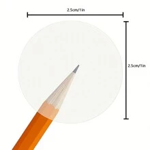 500pcs/ Roll DIY Gift Wrap Transparent Sticker Circular Transparent Seal Label Gift Box Packaging Self-Adhesive Sticker Seal Label - Clear - View 6