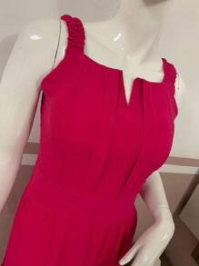 Women Dresses - 玫紅色 - 查看 3