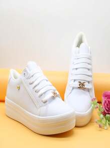 TENIS BLANCO SUELA ANTIDERRAPANTE - Blanco - Ver 3