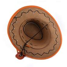 Sombrero Vaquero Unisex Moda El Anime Cosplay Ace One Piece - Naranja - Ver 7