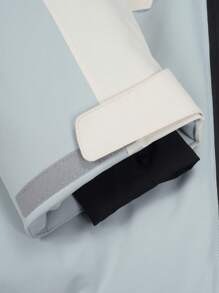 TECTOP Men's Waterproof Ski Jacket, Winter Snow Sports Outdoor Wear With Multi-Pocket & Zipper Front Design Ski Outfits - Mint Blue - View 8