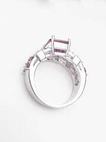 Anillo zirconia cúbica - Multicolor - Ver 10
