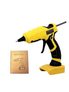 Yellow Deweisn Battery-Powered Hot Glue Gun With 30pcs 7mm/0.27in Glue Sticks, Ideal For Toys/Hobby Products/Accessories Adhesion And Diy Projects (Battery Not Included) - Yellow - View 5