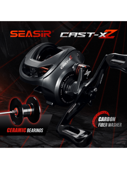 SEASIR CAST-X2 ベイトリール 7.3:1　2個　新品未使用品　左巻 SEASIR CAST-X2 ベイトリール 7.3:1 2個 新品未使用品 左巻