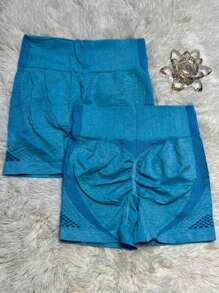 jelik fashions Women Sports Shorts - 藍色 - 查看 2