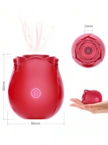 Juguetes sexuales de rosa para mujer, Succionador de rosa vibrador para mujeres, estimulador clitoriano de la succión del clítoris para mujeres, juguetes sexuales juguetes de sexuales