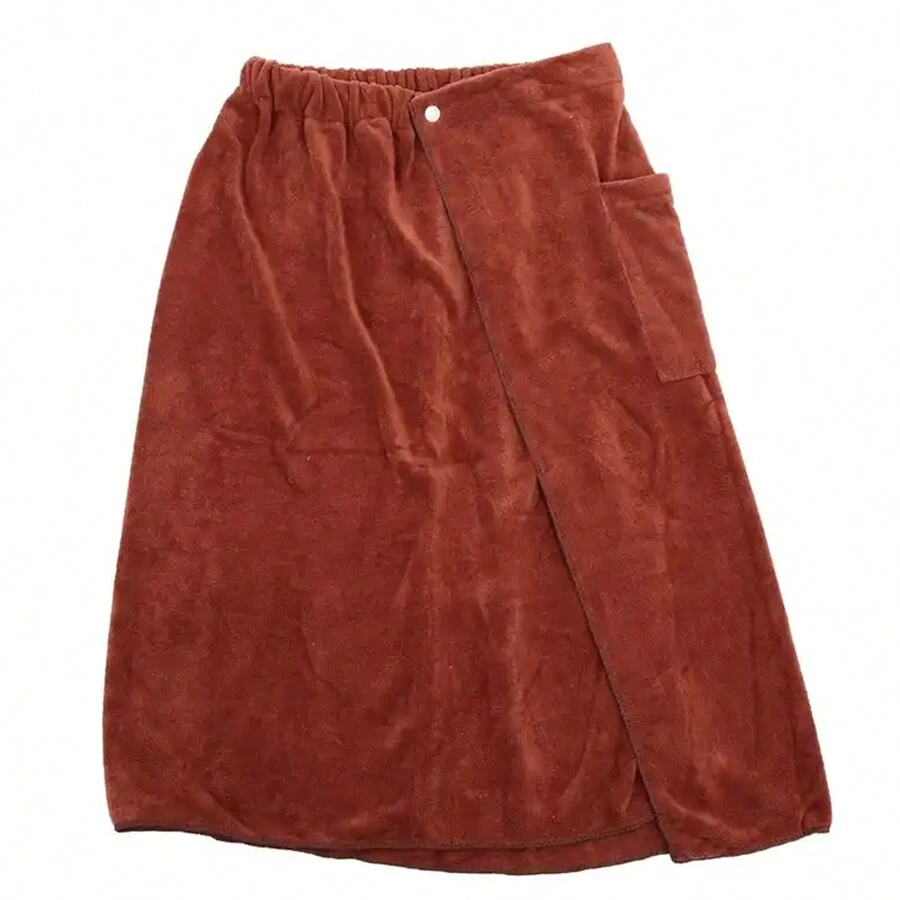 Nam Mềm mại Có thể đeo được Khăn tắm Mềm mại Có thể điều chỉnh Cao Phòng tắm Hồ bơi bờ biển SPA Tắm rửa Gương sen Che phủ Khăn tắm Với túi