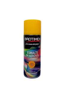 CATERPILLAR BROTIMEX AE-501 YELLOW AEROSOL ACRYLIC ENAMEL PAINT - Yellow - View 2