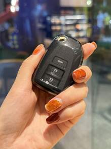 1入黑色tpu汽車鑰匙保護套,適用於 Toyota Rav4 - 黑色 - 查看 8