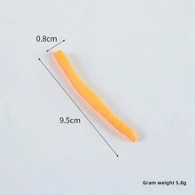 炸雞腿、雞翅、炸薯條和爆米花雞的逼真模型,供展示或玩耍 - 黃色 - 查看 2