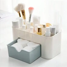 1pc Organize Your Cosmetics And Jewelry With This Stylish Tabletop Storage Box - Multicolor - View 8