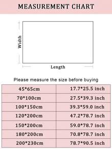 Manta unicolor - Rosa - Ver 2