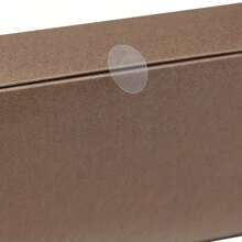 500pcs/ Roll DIY Gift Wrap Transparent Sticker Circular Transparent Seal Label Gift Box Packaging Self-Adhesive Sticker Seal Label - Clear - View 5