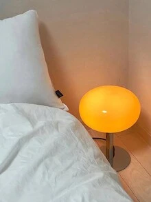 1pc Murano Glass Table Lamp - Dimmable USB Powered Ambient Light for Living Room, Bedroom, and Home Office - Perfect for Bedside, Nightstand, and Desk Decor - Beige - View 6