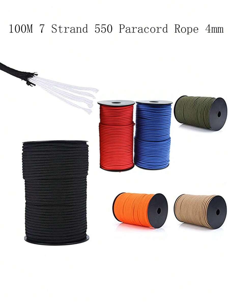 100m Màu xanh lá Dây Dù Với Đối với Sống sót ngoài trời , Đi bộ du lịch , Đa chức năng - xanh quân đội - Xem 1