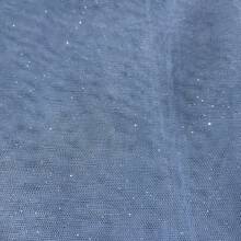 1 Metro De Tule Com Glitter Cristal Brilho Lindo 19 Cores - Azul bebê - Visão 2