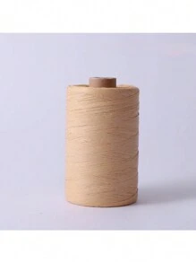 1球草編rafiha紗線,適用於製作夏季帽子、鉤編袋、diy工藝用品 - G39-穀味 - 查看 1