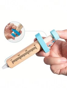 High-End Wooden Doctor Toy Set, Stethoscope Medicine Box, Play House Gift For Girls And Boys, Suitable For Children Over 3 Years Old (Some Accessories Are Random) - Multicolor - View 5