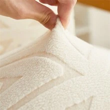 1張 Massivfarbe Jacquard-staubschutzstuhlbezug Mit Hoher Elastizität, Verschleißfestigkeit, Universell Für Alle Jahreszeiten Geeignet Und Passt Zu Büro, Wohnzimmer Und Zuhause - 米色 - 查看 5