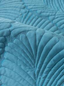 1pc Embroidered Plush Sofa Cushion Plain Leaves Pattern Sofa Cover Anti-Slip, Scratch-Resistant, Four Seasons Available, Easy To Clean Sofa Cover