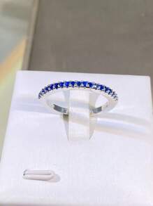 1 件简约优雅锆石戒指、新娘承诺订婚诞生石戒指、周年纪念戒指、情人节礼物 - 小戒指 - 查看 39