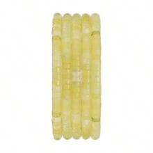 1 Fio De Miçanga Cilíndrica De Rondelle De Pedra 4x2mm De Turquesa, Quartzo E Jasper Para Fazer Jóias Com Contas De Disco Redondo E Plano Para Fazer Pulseiras Como Acessórios Diy