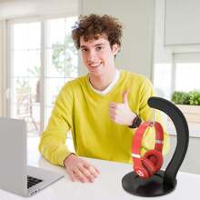 Bamboo Banana Holder,Freestanding Banana Hanger With Hook And Base For Countertop And Table - Black - View 4