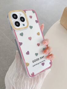 1入組彩色心形塗鴉設計透明tpu手機殼,適用於apple Iphone 7、iphone 8、iphone 7 Plus、iphone 8 Plus、iphone X、iphone Xr、iphone Xs Max、iphone 11、iphone 11 Pro、iphone 11 Pro Max、iphone 12、iphone 12 Pro、iphone 12 Pro Max、iphone 13、iphone 13 Pro、iphone 13 Pro Max、iphone 14、iphone 14 Plus、iphone 14 Pro、iphone 14 Pro Max、iphone Se2、三星galaxy A03s、a03core、a04、a12、a13、a14、a21s、a22、a23、a24、a32、a33、a34、a50、a51、a52、a53、a54、a71、a72、a73、s20fe、s21、s22 Plus Ultra、小米和紅米系列,包括redmi 9、redmi 9a、redmi 9c、redmi 10、redmi 10a、redmi 10c、redmi Note9、redmi Note10、redmi Note11、redmi Note12、redmi 12、redmi 12c - 彩色 - 查看 1