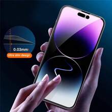 5pcs/Set Anti-Peep Full Coverage Tempered Glass Protective Film Compatible With IPhone 15/14/13/12/11/X/Xs/Xs Max, Iphone Screen Protector