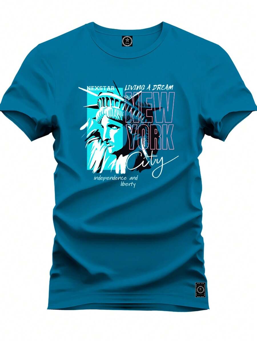 Nexstar Men T-Shirts - 藍色 - 查看 1