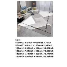 長方形客廳沙發地毯,咖啡桌子桌子地毯,臥室床側防滑地毯,大門地墊,戶外露營地墊