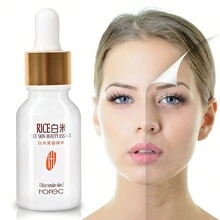 Suero de extracto de arroz, esencia facial, ácido hialurónico antiarrugas, colágeno antienvejecimiento, blanqueamiento, hidratante para el cuidado de la piel facial , Suero Hialurónico Esencia de Suero Facial, Suero Facial de Arroz para Aclarar la Piel Suero Facial Hidratante, Cuidado de la Piel con Arroz Blanco para la Piel Nutritiva Diaria 30 Ml - transparente - Ver 6