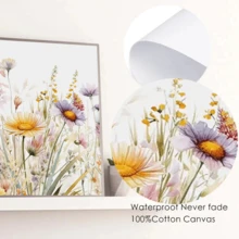 3pcs Tối giản Tươi Thực vật Nghệ thuật Áp phích Đối với Sống Trang trí tường tranh sơn dầu In hoa - Đỏ và trắng - Xem 4