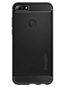 Spigen Rugged Armor Heavy Duty Case For Huawei Y7 2018/Y7 Prime - Black - View 4