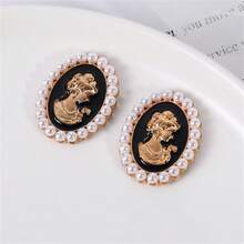 5 Đúng mốt Và Linh hoạt Mới Hợp kim Dầu nhỏ giọt Trân châu Làm đẹp Đầu Quý cô DIY Đồ trang sức Trâm cài Lỗ Giày Khóa Phụ kiện - Nhiều màu - Xem 3