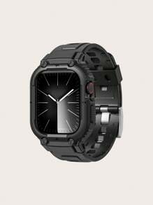 Casual Sports Mountain Climbing One-piece Frame Business Watch Strap For Men And Women, Compatible With Apple Watch 40mm, 41mm, 44mm, 45mm, 49mm